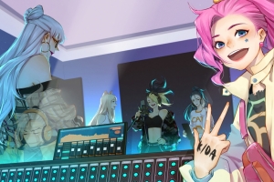 lol英雄联盟KDA The Baddes 塞尔菲娅4k壁纸3840x2160