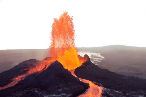 高温火山熔岩