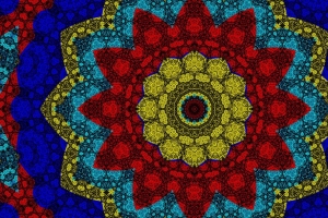 分形 图案 花朵 抽象 4k壁纸 3840x2160