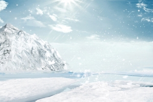 雪景 大气背景