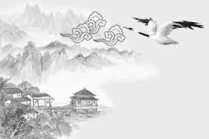 水墨淡雅海报banner