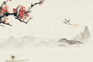 养生茶中国风海报背景素材