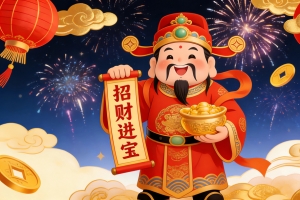 2026财神 招财进宝4k壁纸