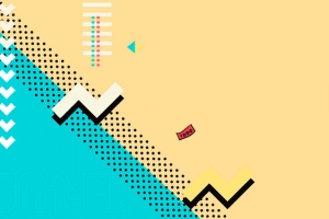孟菲斯简约节日88电商banner