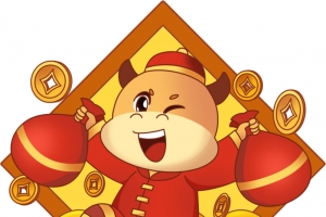 卡通福牛元素8