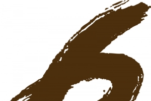 毛笔字，六字，数字，六