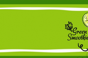 冷饮卡通手绘绿色banner