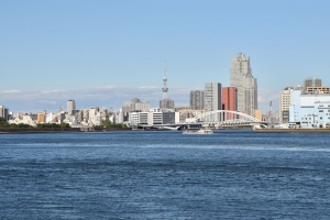 建筑 桥梁 船舶 河流 城市 4k壁纸 3840x2160