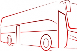 线型巴士公交车