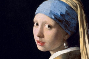  johannes vermeer 珍珠耳环女孩 油画 画布 艺术 4k壁纸 3840x2160