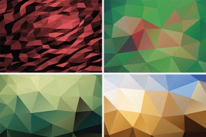 几何背景拼接大屏高清PNG透明H5设计素材免费下载