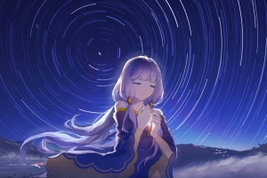 星尘与星轨5k动漫壁纸