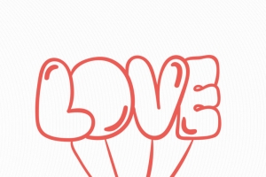 LOVE爱气球主题爱情高清PNG透明漂浮元素设计素材免费下载