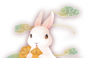 中秋节免扣玉兔素材