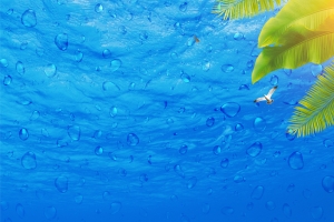 夏季深海海洋海报