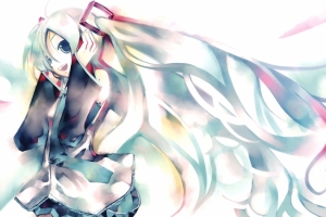 听音乐的女孩 VOCALOID 初音未来4K壁纸