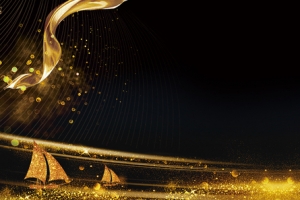 大气开幕式简约黑色banner