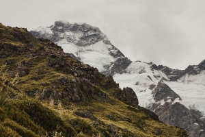 山 草 雪 山 4k壁纸 3840x2160