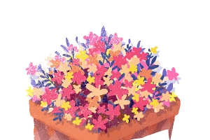 妇女节暖心小插画