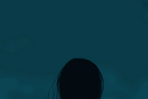 城市夜晚的天空 灯光 女孩背影 4k手机壁纸竖屏动漫