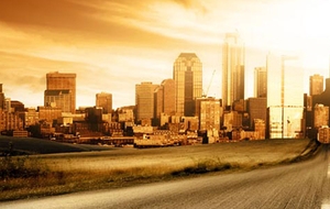 黄昏美景海报背景高清PNG透明素材-免费下载设计banner图片元素