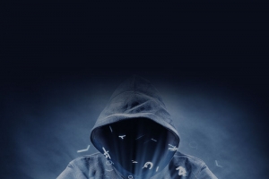 蓝色简约渐变网络安全PSD分层H5