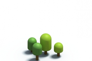 C4D树木与植物3D模型