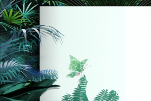 夏日绿色清新banner