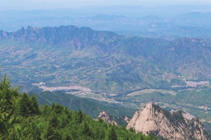 山脉 鸟瞰图 雾霾 高度 视图 概览 4k壁纸 3840x2160
