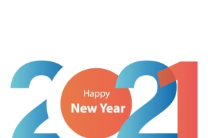 2021多彩数字元素