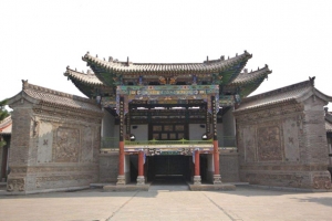 复古两层楼戏台