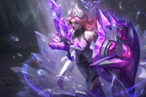 LOL英雄联盟 曙光女神 水晶骑士 蕾欧娜 8k壁纸