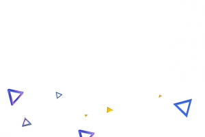 蓝色不规则三角形漂浮