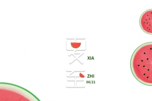 夏至简洁海报
