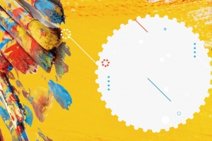 暑期班绘画培训彩绘banner
