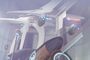 炫酷未来创意火箭