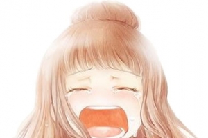 卡通立绘嚎啕大哭女孩