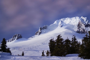 山 雪 斜坡 树木 冬季 4k壁纸 3840x2160