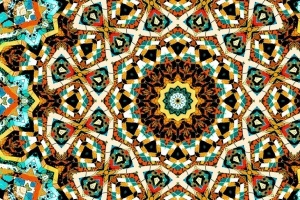 万花筒 图案 分形 抽象 4k壁纸 3840x2160