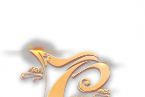 70周年纪念艺术字元素