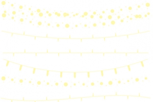 7款节日彩灯串矢量素材