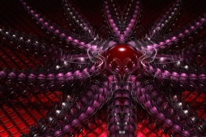 分形 形状 球 3d 4k壁纸 3840x2160