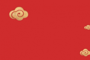 八月十五中秋节卡通手绘红色banner
