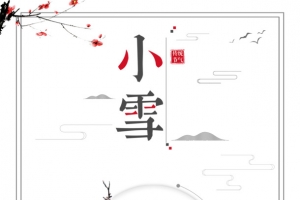 冬天小雪梅花线框雪花雪人