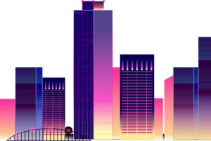 夜晚的城市
