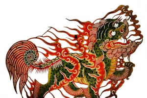 皮影矢量图