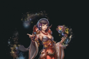 红色性感游戏人物
