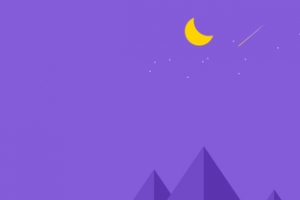 淘宝简约小清新紫色海报banner