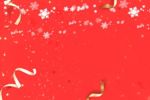 圣诞节激情狂欢大气红色banner