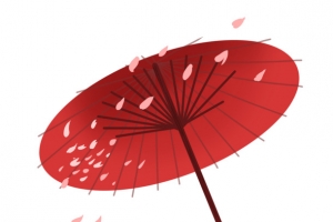 中国风小雨伞